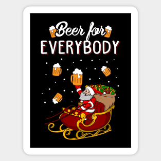 Beer For Everybody Funny Christmas Sweater Sticker